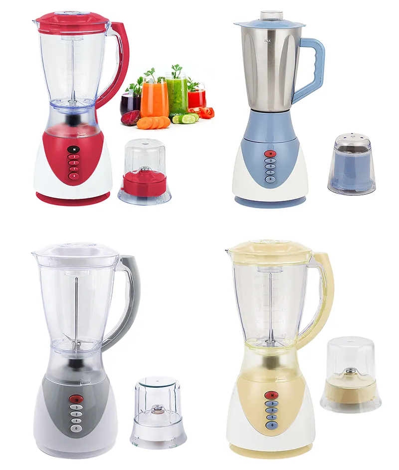 1.5L Home Appliance for Food Processfer Blender and Juicer with Plastic Big Jar