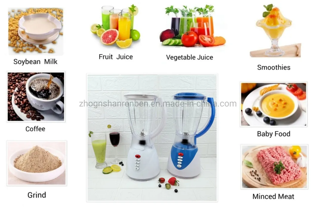 Multi Function 3 In1 Electric 1731 Blender with Grinder and Chopper for Juice, Meat, Grind